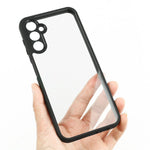 Gennemsigtigt mobilcover til Samsung Galaxy A14 4G / 5G, støvfrit fleksibelt TPU + hårdt PC-cover