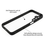 Gennemsigtigt mobilcover til Samsung Galaxy A14 4G / 5G, støvfrit fleksibelt TPU + hårdt PC-cover
