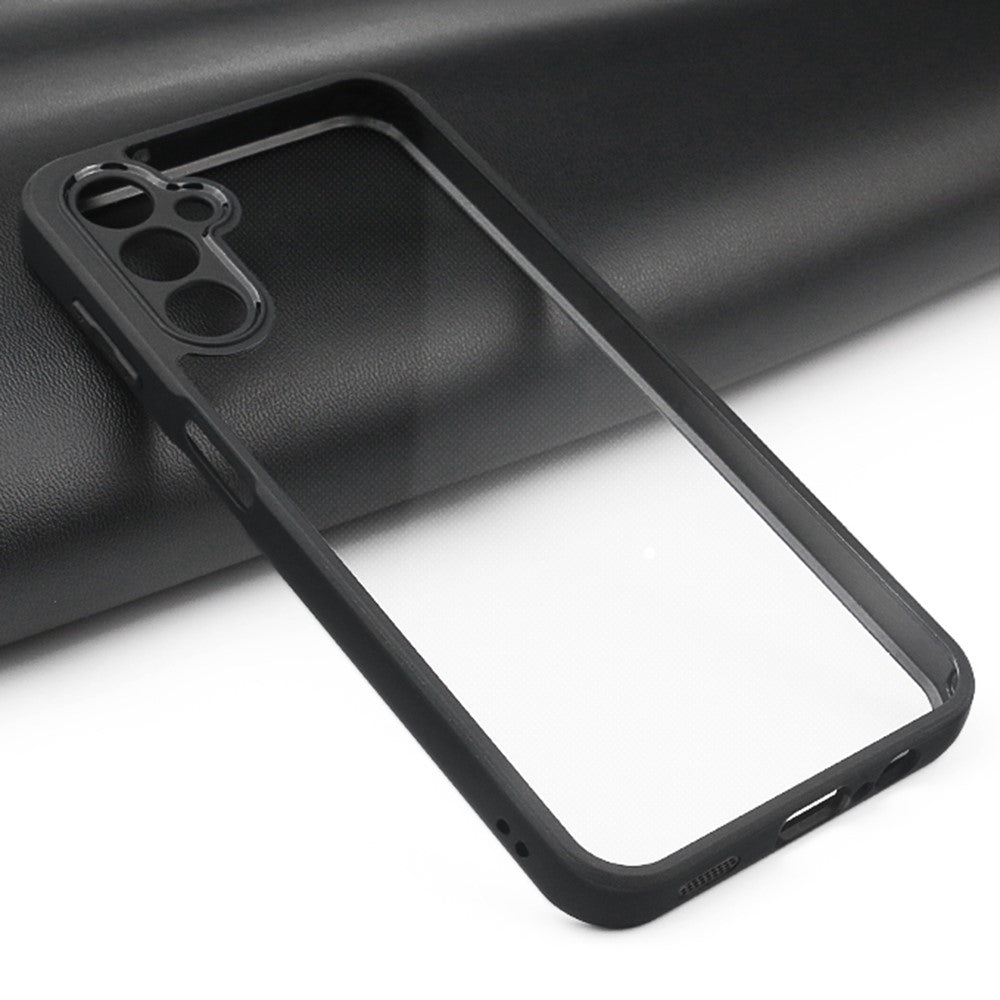 Gennemsigtigt mobilcover til Samsung Galaxy A14 4G / 5G, støvfrit fleksibelt TPU + hårdt PC-cover