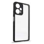Støvafvisende mobilcover i TPU + hårdt gennemsigtigt PC-cover til Xiaomi Redmi Note 12 Turbo / Poco F5 5G