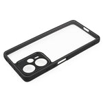Støvafvisende mobilcover i TPU + hårdt gennemsigtigt PC-cover til Xiaomi Redmi Note 12 Turbo / Poco F5 5G