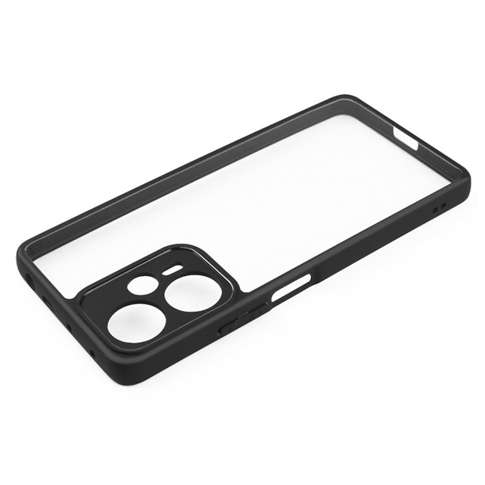 Støvafvisende mobilcover i TPU + hårdt gennemsigtigt PC-cover til Xiaomi Redmi Note 12 Turbo / Poco F5 5G