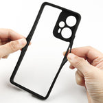 Xiaomi Redmi Note 12 Turbo / Poco F5 5G Anti-damm Mobilskal TPU + Hårt PC Transparent Mobilskal