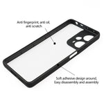 Xiaomi Redmi Note 12 Turbo / Poco F5 5G Anti-damm Mobilskal TPU + Hårt PC Transparent Mobilskal