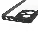 Støvafvisende mobilcover i TPU + hårdt gennemsigtigt PC-cover til Xiaomi Redmi Note 12 Turbo / Poco F5 5G