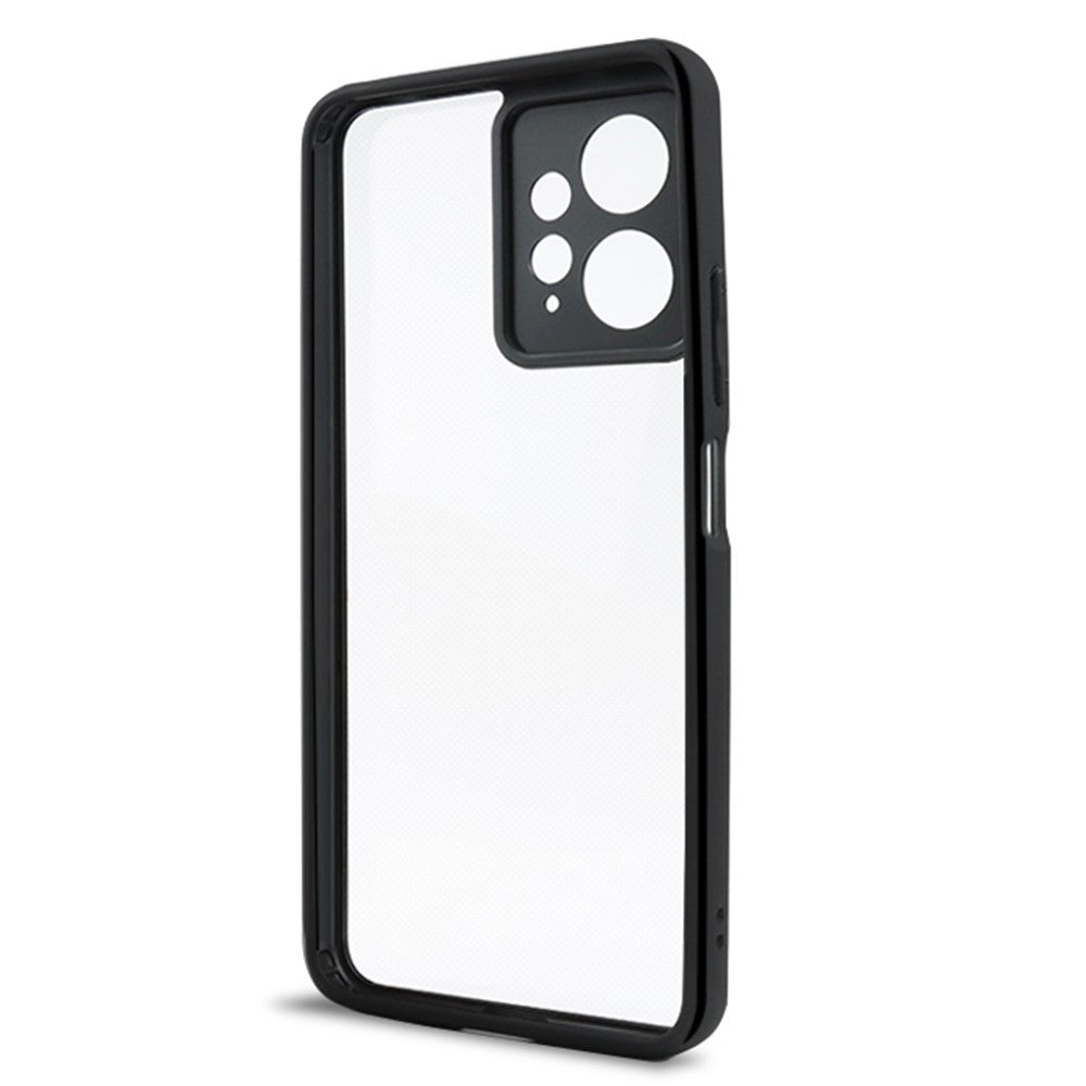 For Xiaomi Redmi Note 12 4G Protective Phone Cover PC + TPU Transparent Phone Case