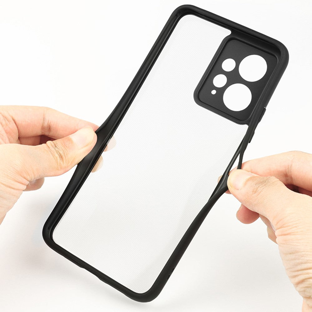 For Xiaomi Redmi Note 12 4G Protective Phone Cover PC + TPU Transparent Phone Case