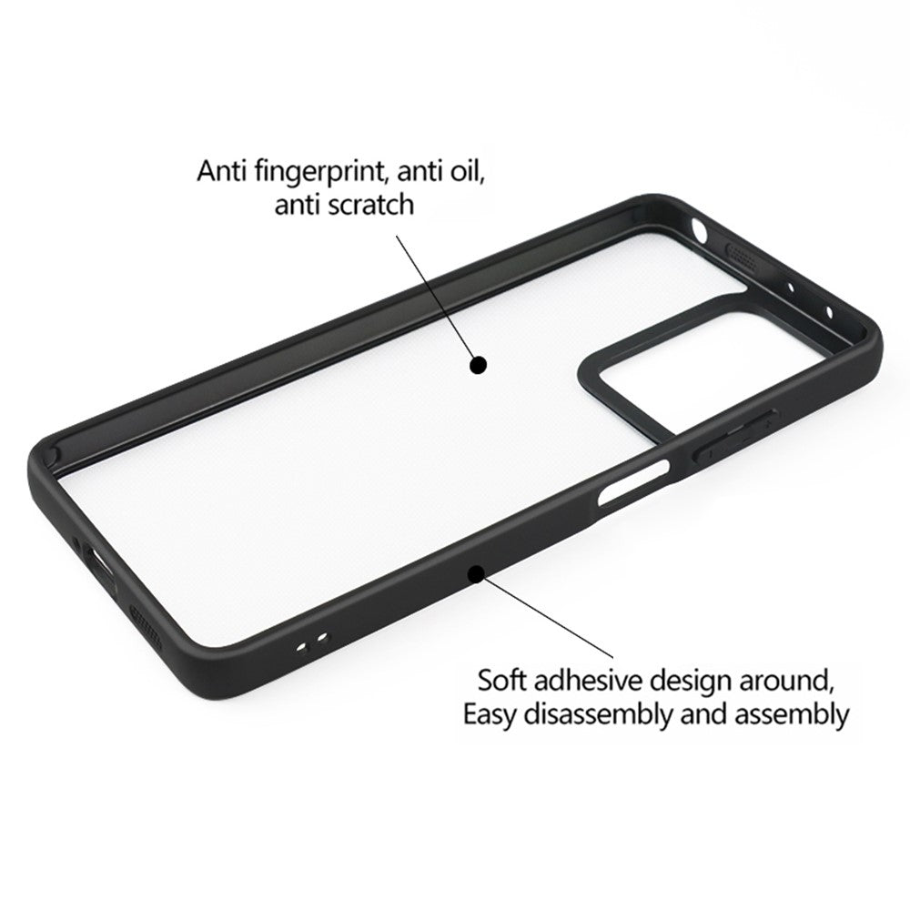 For Xiaomi Redmi Note 12 Pro 5G / Note 12 Pro Speed 5G / Poco X5 Pro 5G Clear Phone Case Scratch-proof PC+TPU Cover