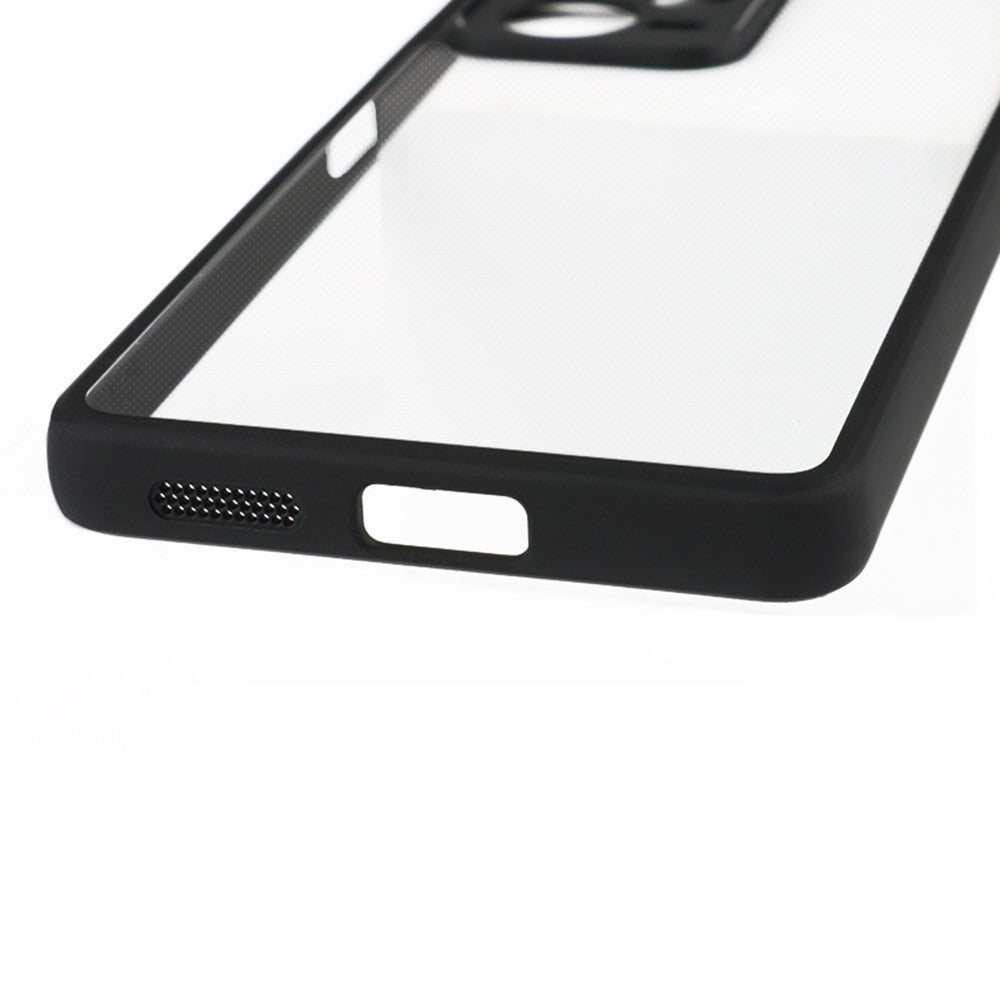 For Xiaomi Redmi Note 12 Pro+ 5G Transparent Cell Phone Case Flexible TPU + Hard PC Mobile Phone Case