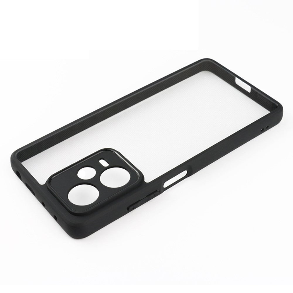 For Xiaomi Redmi Note 12 Pro+ 5G Transparent Cell Phone Case Flexible TPU + Hard PC Mobile Phone Case