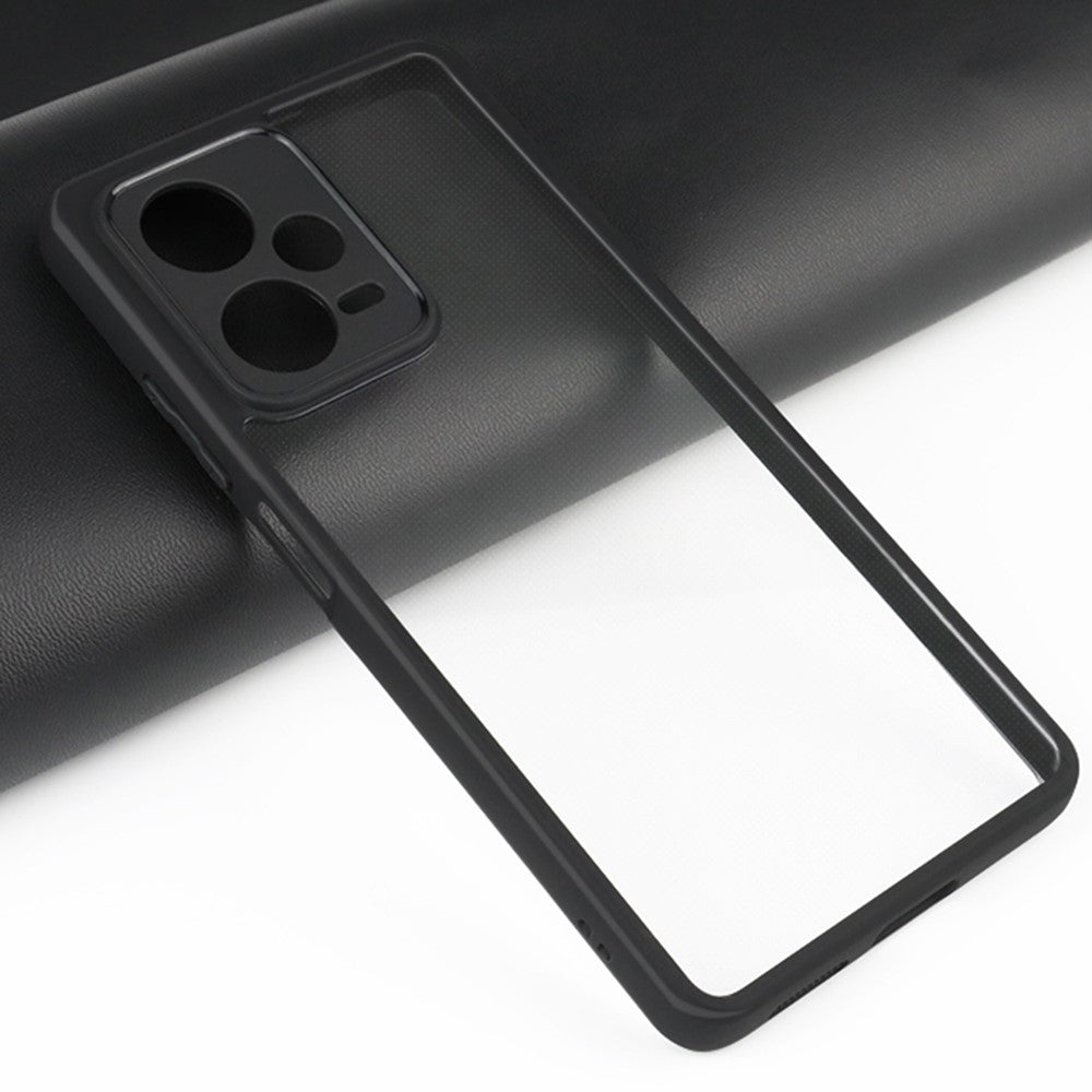For Xiaomi Redmi Note 12 Pro+ 5G Transparent Cell Phone Case Flexible TPU + Hard PC Mobile Phone Case