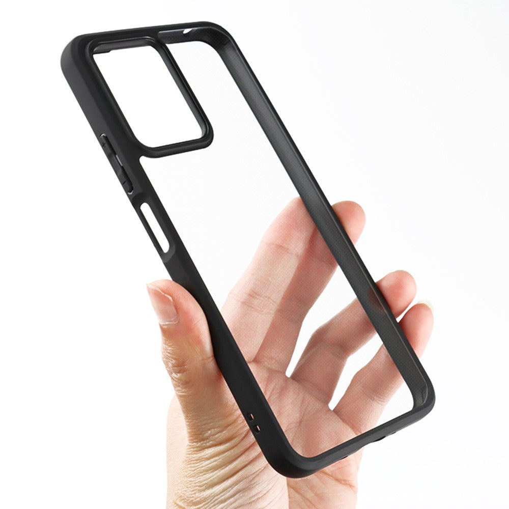 Mobilcover til Xiaomi Redmi Note 12 5G (Kina) / (Indien) / (Global) / Poco X5 5G, PC + gennemsigtigt TPU-cover, der tåler fald