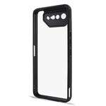 For Asus ROG Phone 7 5G Mobile Phone Cover Transparent Anti-Dust Flexible TPU + Hard PC Phone Case