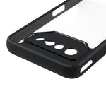 For Asus ROG Phone 7 5G Mobile Phone Cover Transparent Anti-Dust Flexible TPU + Hard PC Phone Case