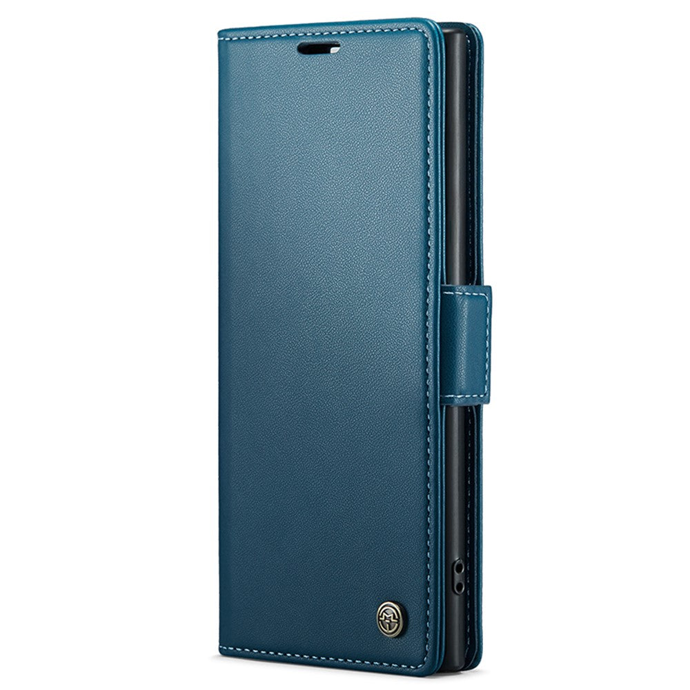 For Samsung Galaxy Note 10 Plus 4G Leather Case CASEME 023 RFID Blocking 3 Card Slot Mobile Cover