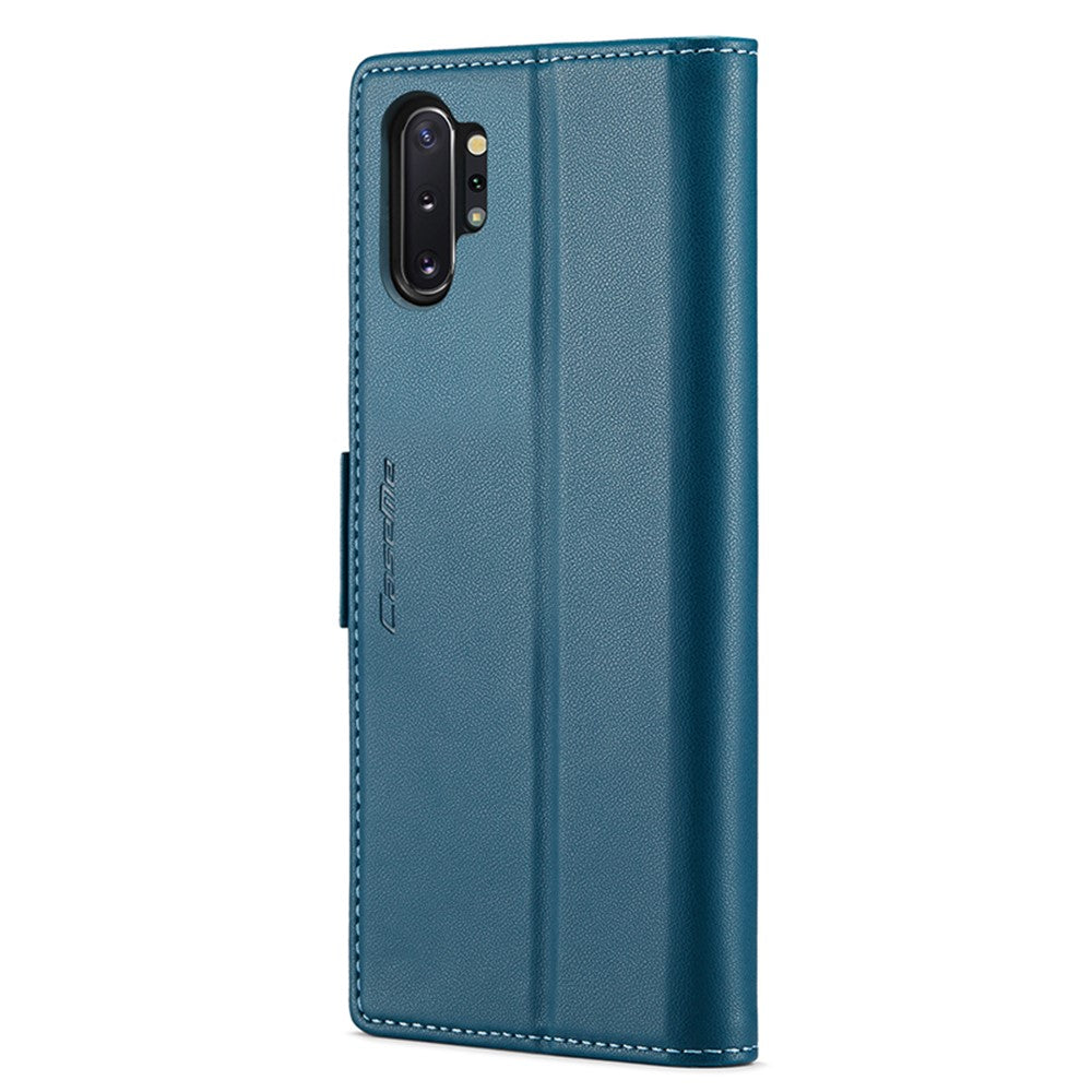 For Samsung Galaxy Note 10 Plus 4G Leather Case CASEME 023 RFID Blocking 3 Card Slot Mobile Cover