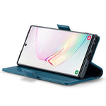 For Samsung Galaxy Note 10 Plus 4G Leather Case CASEME 023 RFID Blocking 3 Card Slot Mobile Cover