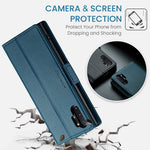 For Samsung Galaxy Note 10 Plus 4G Leather Case CASEME 023 RFID Blocking 3 Card Slot Mobile Cover