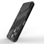 For Xiaomi Redmi 12 4G / 12 5G (Global) / Poco M6 Pro 5G Anti-drop Protective Phone Case Kickstand PC+TPU Phone Cover