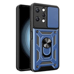 For Xiaomi Redmi 12 4G Rear Lens Protection Anti-drop Phone Case PC+TPU Cover with Kickstand