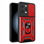 For Xiaomi Redmi 12 4G Rear Lens Protection Anti-drop Phone Case PC+TPU Cover with Kickstand