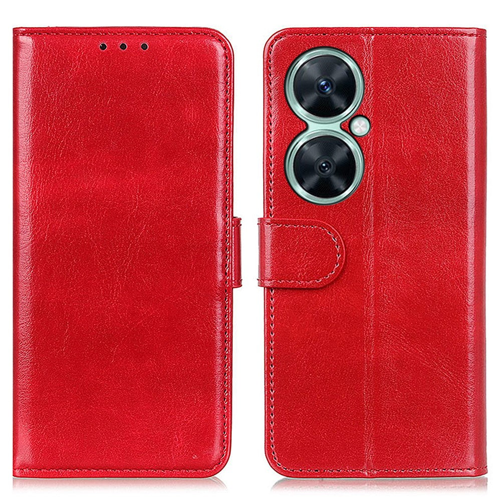 For Huawei nova 11i / Enjoy 60 Pro / Maimang 20 Phone Leather Case Stand Wallet Crazy Horse Texture Cover