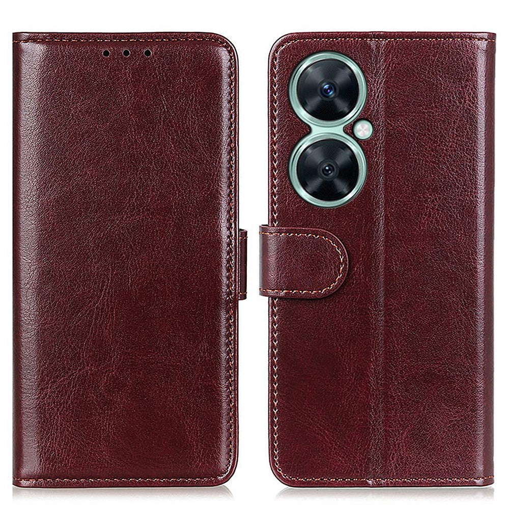 For Huawei nova 11i / Enjoy 60 Pro / Maimang 20 Phone Leather Case Stand Wallet Crazy Horse Texture Cover