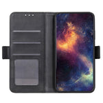 For Xiaomi Redmi 12 4G Flip Wallet Case PU Leather Cowhide Texture Stand Protective Phone Cover