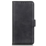 For Xiaomi Redmi 12 4G Flip Wallet Case PU Leather Cowhide Texture Stand Protective Phone Cover