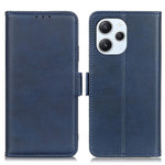 For Xiaomi Redmi 12 4G Flip Wallet Case PU Leather Cowhide Texture Stand Protective Phone Cover