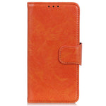 For Samsung Galaxy S23 FE Nappa Texture Split Leather Wallet Case Anti-drop Phone Cover with Stand