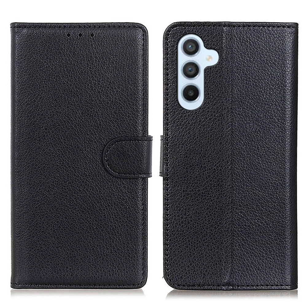 For Samsung Galaxy S23 FE PU Leather Flip Cover Stand Wallet Protective Phone Case