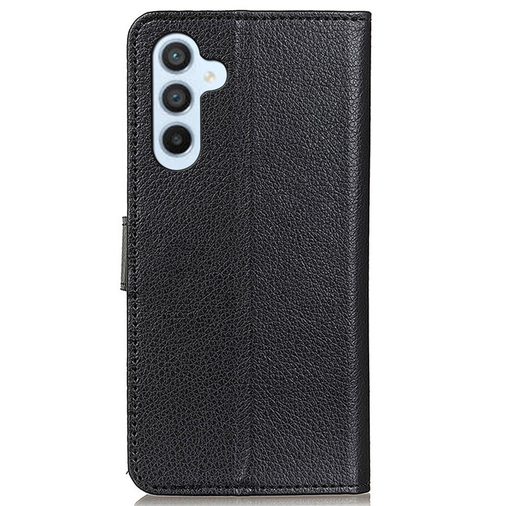 For Samsung Galaxy S23 FE PU Leather Flip Cover Stand Wallet Protective Phone Case
