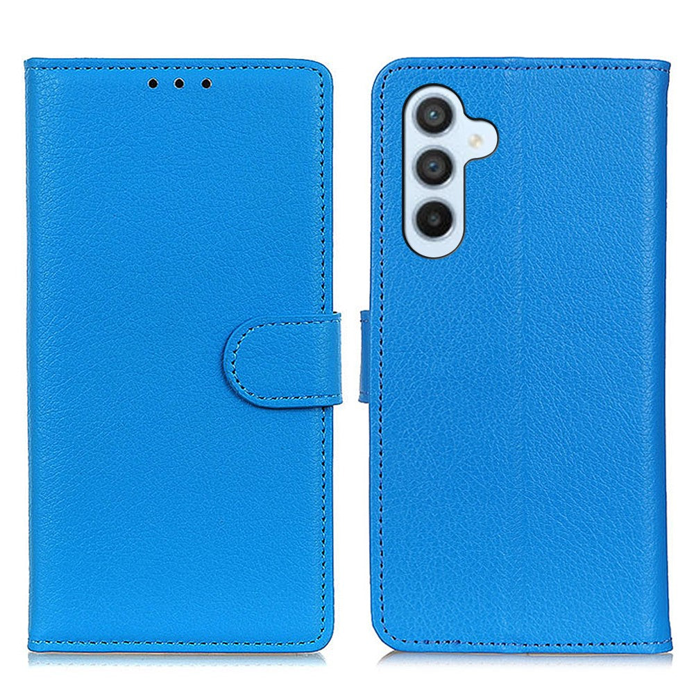 For Samsung Galaxy S23 FE PU Leather Flip Cover Stand Wallet Protective Phone Case