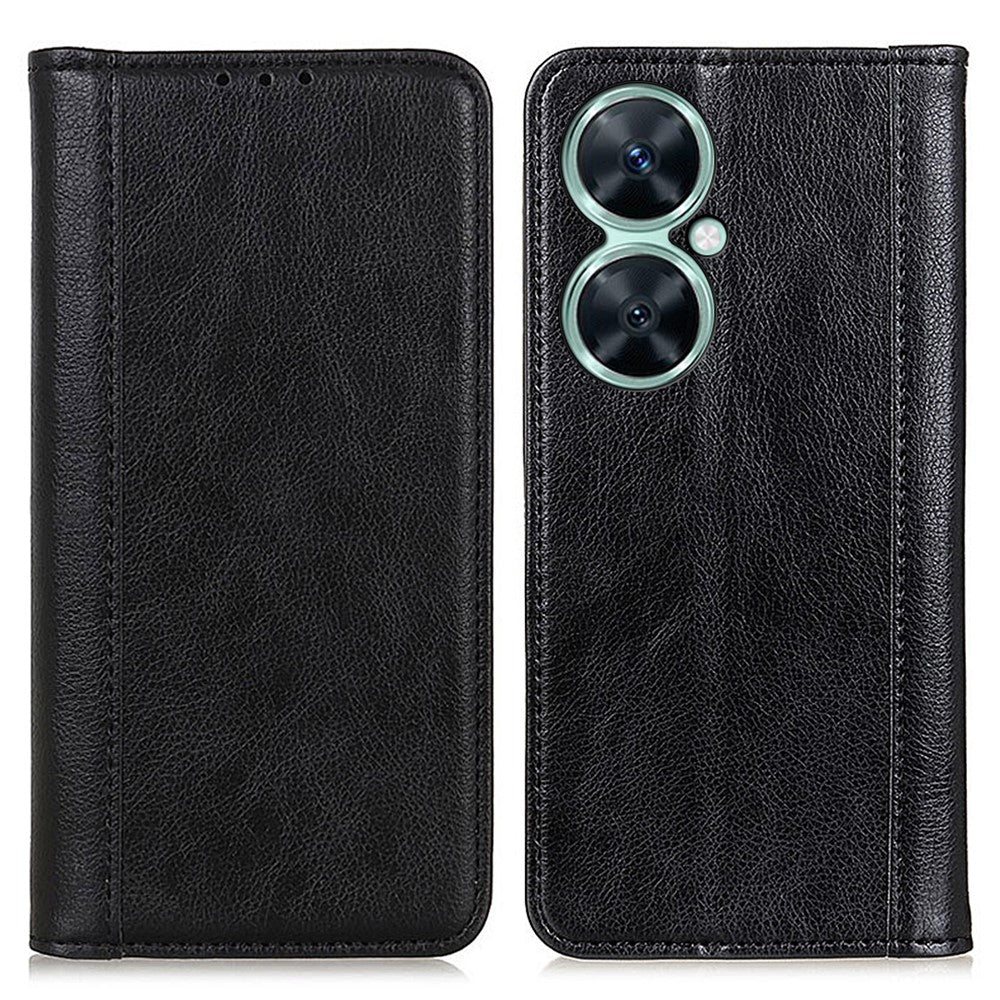 Huawei nova 11i / Enjoy 60 Pro / Maimang 20 plånboksfodral i litchitexturerat läder.