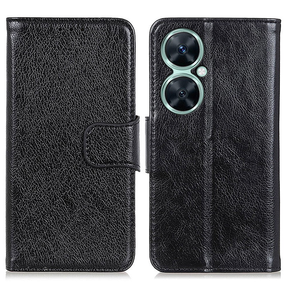 For Huawei nova 11i / Enjoy 60 Pro / Maimang 20 Wallet Phone Case Nappa Texture Stand Split Leather Cover