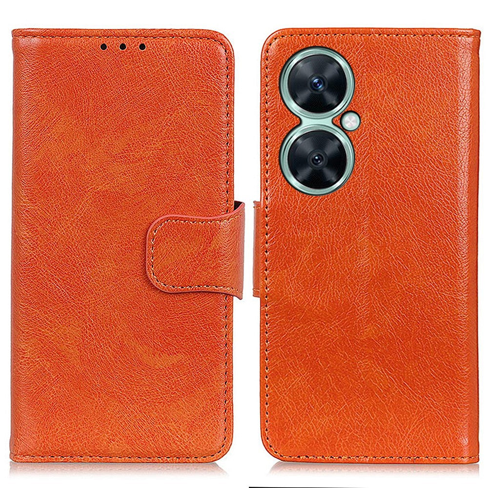 For Huawei nova 11i / Enjoy 60 Pro / Maimang 20 Wallet Phone Case Nappa Texture Stand Split Leather Cover