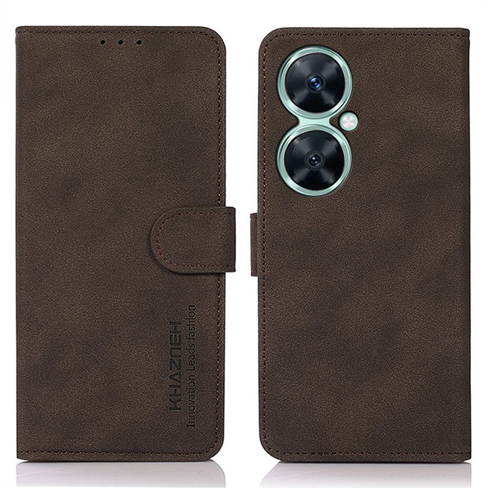 KHAZNEH For Huawei nova 11i / Enjoy 60 Pro / Maimang 20 Wallet Stand Phone Case Textured Leather Cover