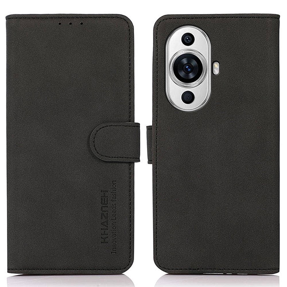 KHAZNEH For Huawei nova 11 Pro / nova 11 Ultra Textured PU Leather Wallet Case Phone Stand Cover