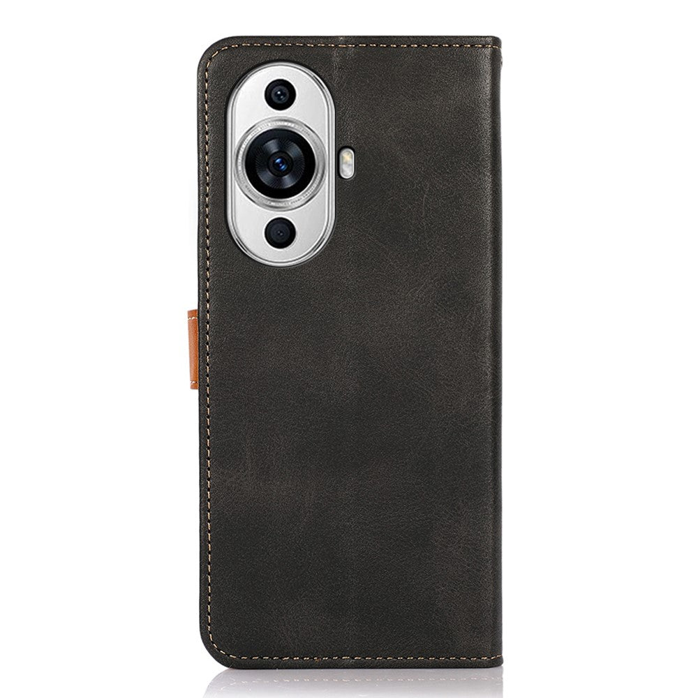 KHAZNEH For Huawei nova 11 Pro / nova 11 Ultra PU Leather Wallet Case Cowhide Texture Stand Phone Cover