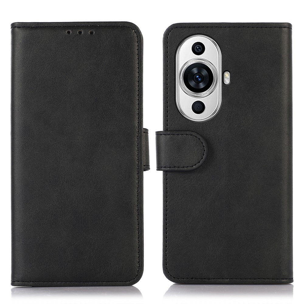 For Huawei nova 11 / nova 12s 4G / nova 12 Lite 4G Cell Phone Stand Wallet Case Cowhide Texture PU Leather Phone Cover
