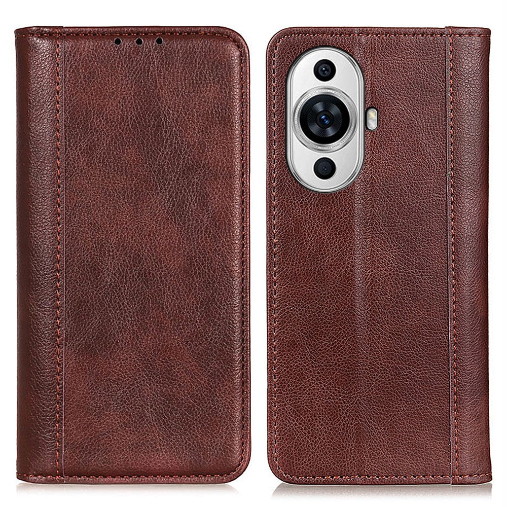 For Huawei nova 11 / nova 12s 4G / nova 12 Lite 4G Phone Wallet Case Litchi Texture Split Leather Phone Cover with Stand