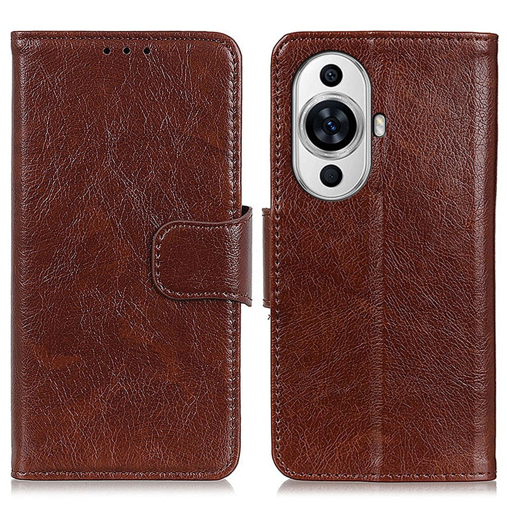 For Huawei nova 11 / nova 12s 4G / nova 12 Lite 4G Nappa Texture Protective Cover Split Leather Wallet Stand Phone Case