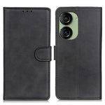 For Asus Zenfone 10 5G PU Leather Wallet Phone Case Cowhide Texture Flip Stand Cover