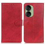 For Asus Zenfone 10 5G PU Leather Wallet Phone Case Cowhide Texture Flip Stand Cover