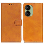 For Asus Zenfone 10 5G PU Leather Wallet Phone Case Cowhide Texture Flip Stand Cover
