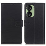 For Asus Zenfone 10 5G Textured PU Leather Cover Shockproof Wallet Stand Phone Case