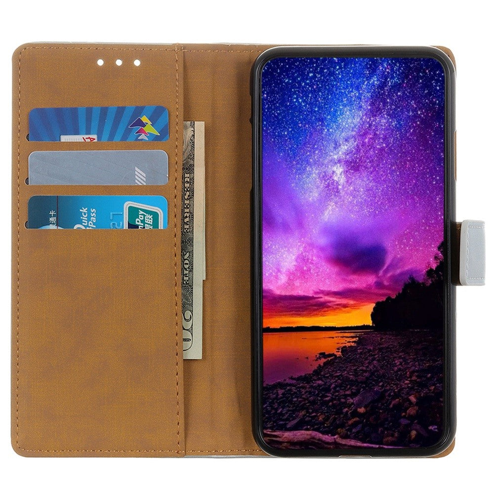 For Asus Zenfone 10 5G Textured PU Leather Cover Shockproof Wallet Stand Phone Case