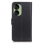 For Asus Zenfone 10 5G Textured PU Leather Cover Shockproof Wallet Stand Phone Case