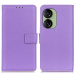 For Asus Zenfone 10 5G Textured PU Leather Cover Shockproof Wallet Stand Phone Case